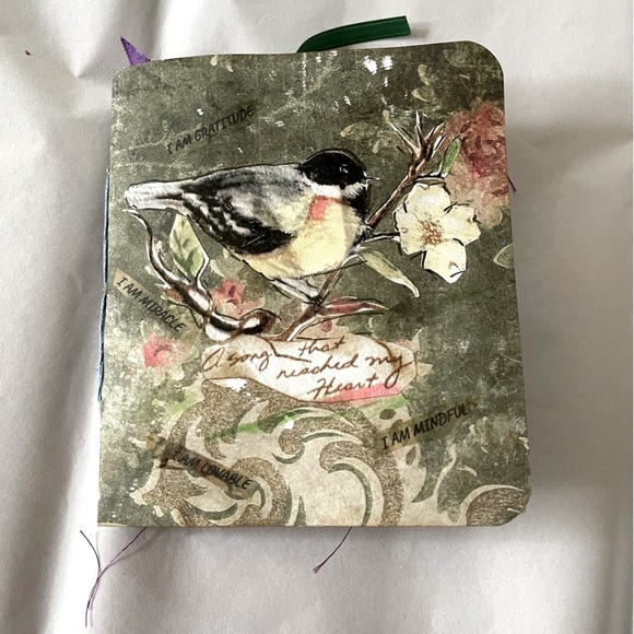 Hand Crafted Other - Original Art Journal 38 pages to journal on 5x6 Using A Brown Paper Bag for page